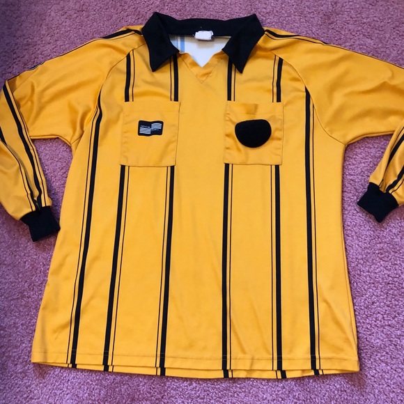 official sports soccer referee jersey